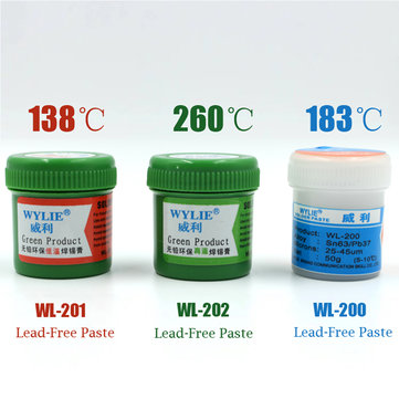 Lead-Free Solder Paste Maintenance Soldering Tin for IPhone Slurry 138 183 260 Degrees Tin Mud CPU Tin