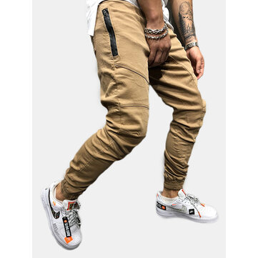Pantalon&nbsp;cargo&nbsp;à&nbsp;taille&nbsp;élastique&nbsp;pour hommes