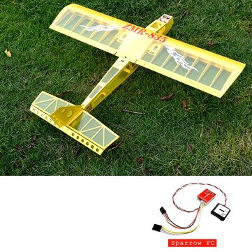 ZMR835 ZMR-835 835mm Wingsplan Balsa Wood RC Airplane KIT/PNP with GPS Sparrow FC Flight Controller Fixed Wing Aircraft