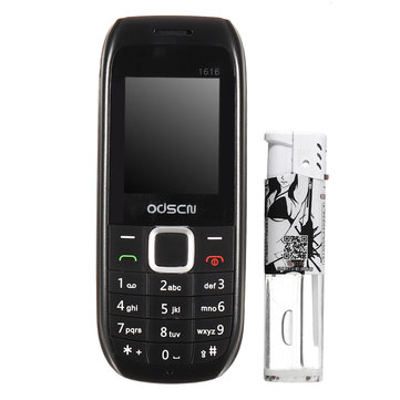 ODSCN 1616 1,77 inch 3000 mAh FM-radio Whatsapp Bluetooth Trillingen Dual SIM-kaart Dual Stand Functie Telefoon