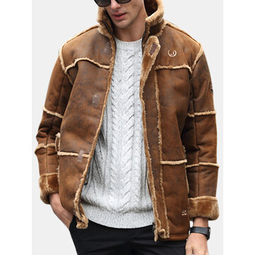 Boomber Sherpa Chamois Leather Jacket