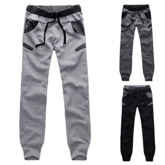 Pantalones de jogging casuales para hombre Carga Jogger Sports Pantalones Harem Aptitud Pantalones de chándal