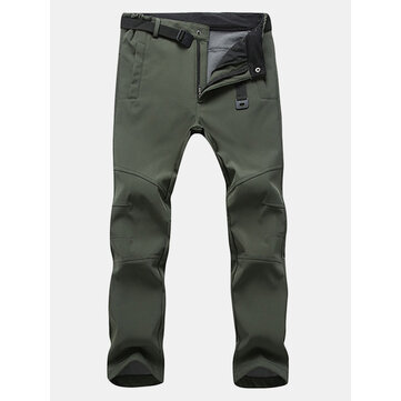  Mens dikke warme broek openlucht beklimming Wandelen Waterproof Quick Drying Broeken 