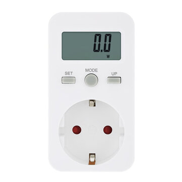 Bakeey 16A Watt&iacute;metro digital plug-in LCD Display Medidor de energia Uso de eletricidade Tomada Adaptador Monitor de consumo el&eacute;trico Plug UE