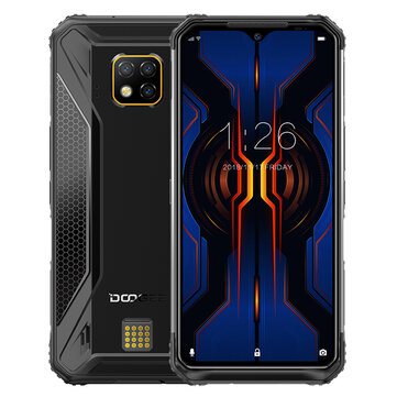 DOOGEE S95 Pro Global Bands IP68 Waterproof 6.3 inch FHD+ NFC 5150mAh Android 9.0 48MP Triple AI Rear Cameras 8GB RAM 256GB ROM Helio P90 Octa Core 4G Smartphone