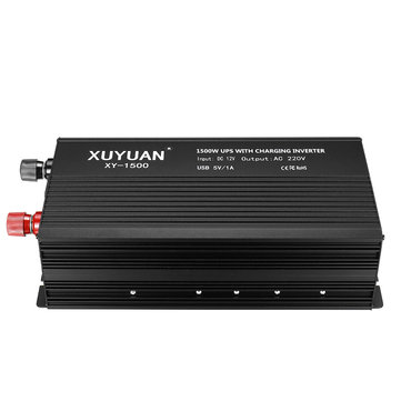 1500W DC 12V to AC 220V UPS Modified Sine Wave Power Inverter LCD Display Off Grid Solar Power Inverter Converter