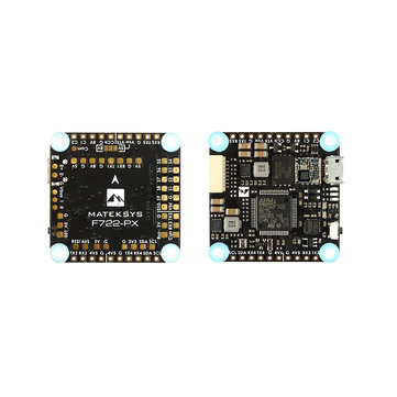 MATEKSYS F722-PX Flight Controller STM32F722 MPU6000 BMP280 Pixel OSD 32M Flash Blackbox for RC Drone Airplane