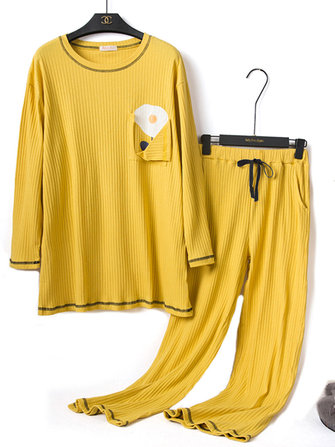 Cotton Loose Pajama Set