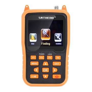 Sathero SH-400HD 3.5 Inch LCD Screen DVB-S2 Digital Satellite Finder Signal Finder Support 8PSK 16APSK Digital Meter