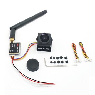 Upgraded EWRF TS5823Pro 5.8GHz 40CH 600mW FPV Transmitter VTX With CMOS 1200TVL Camera For RC FPV Racing Drone Models