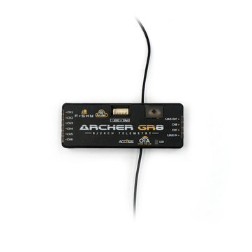 FrSky ARCHER GR8 OTA 8/24CH ACCESS S.Port/F.Port PWM SBUS Output RC Redundancy Receiver for RC Drone