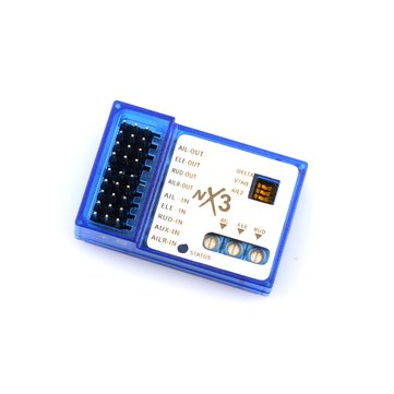 NX3 3D GYRO Flight Controller FC Stabilizer Autobalance For RC Airplane Aircraft Fixed Wing V-tail