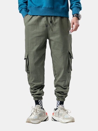 Herren New Plus Velvet Thick Large Size Overalls Beinhosen Ca