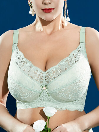 Lace Hollow Full Coverage J Cup Drücken Sie BH