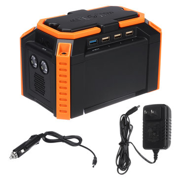 40000mah AC 110V 60HZ 100W Portable Generator Battery Emergency Power Station Emergency Power Supply Inverter Camping Battery