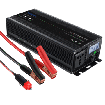 Minleaf LCD 3000W LED Pure Sine Wave Inverter AC220V To DC12/24V Converter Household Solar Power Inverter