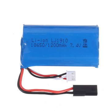 18650 7.4V 1200mAh 2S 10C Li-ion Battery for SG 1203 1/12 Drift RC Tank Car Vehicle Models Parts