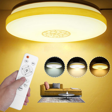 48w Led Ceiling Light Remote Control For Living Room Bedroom Kitchen Ac180 260v 3 Modes