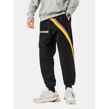 Мужская Plus Бархатный толстый Хит Цвет Гарем Фитнес Спорт Большой