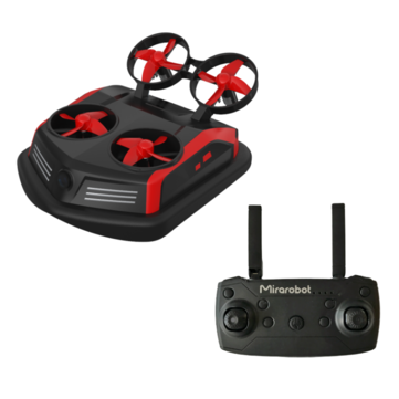 Mirarobot Domain S200 LED 3-in-1 Flying Air Boat Land Driving Mode Detachable RC Drone Quadcopter RTF