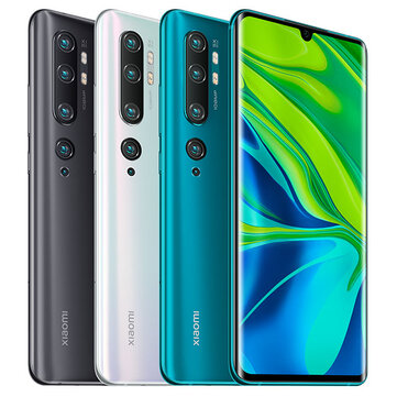 Xiaomi Mi Note 10 Global Version 6.47 inch 3D Curved AMOLED 108MP Penta Camera 30W Fast Charge 6GB 128GB 4G Smartphone