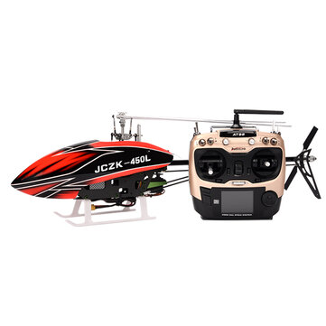 JCZK 450L DFC 6CH 3D Flying Flybarless GPS One-Key Return Smart RC Helicopter RTF With 380 Intelligent Fly System