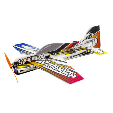SAKURA E2101 MINI 3D Airplane Kit 420mm Wingspan Trainer for Beginner RC Aircraft Stunt Plane Drone