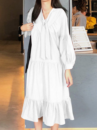 Luźna plisowana koszula damska z długim rękawem